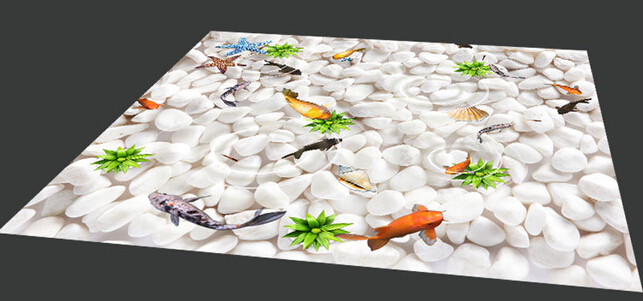 How does a UV printer print a magical 3D floor?